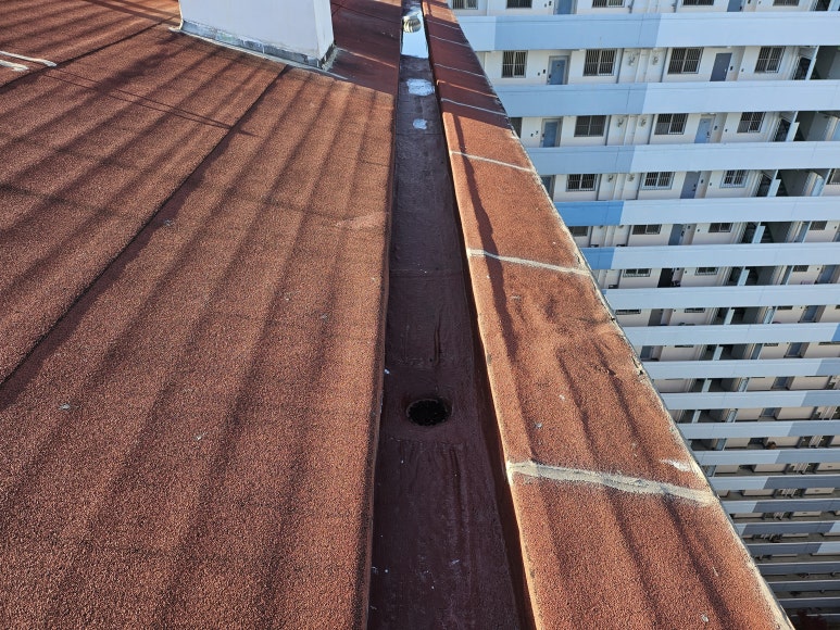 구미누수업체 아파트 옥상 배수로 방수공사